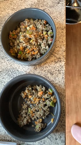 Customer photo review of Frischfutter für Energiebedarf von 526 kCal/Tag