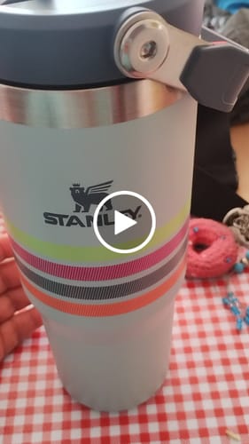 Customer video review of Stanley Iceflow™ Flip Straw Varsity Tumbler | 887ML