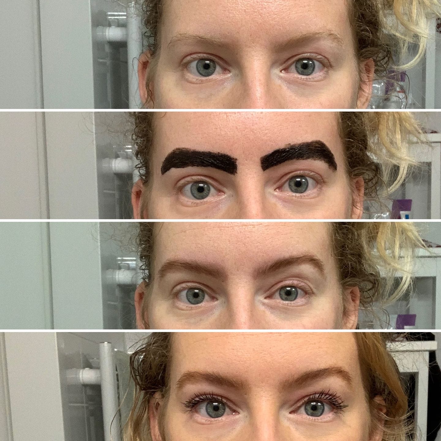Customer photo review of IZABELL Brow Tint - צבע טינט גבות