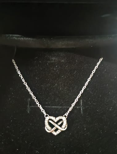 Customer photo review of COLLAR CORAZON INFINITO PANDORA + KIT DE REGALO