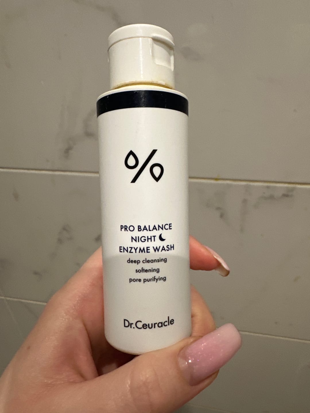 Customer photo review of Enzīmu pūderis ar kokogli Dr.Ceuracle Pro Balance Night Enzyme Wash
