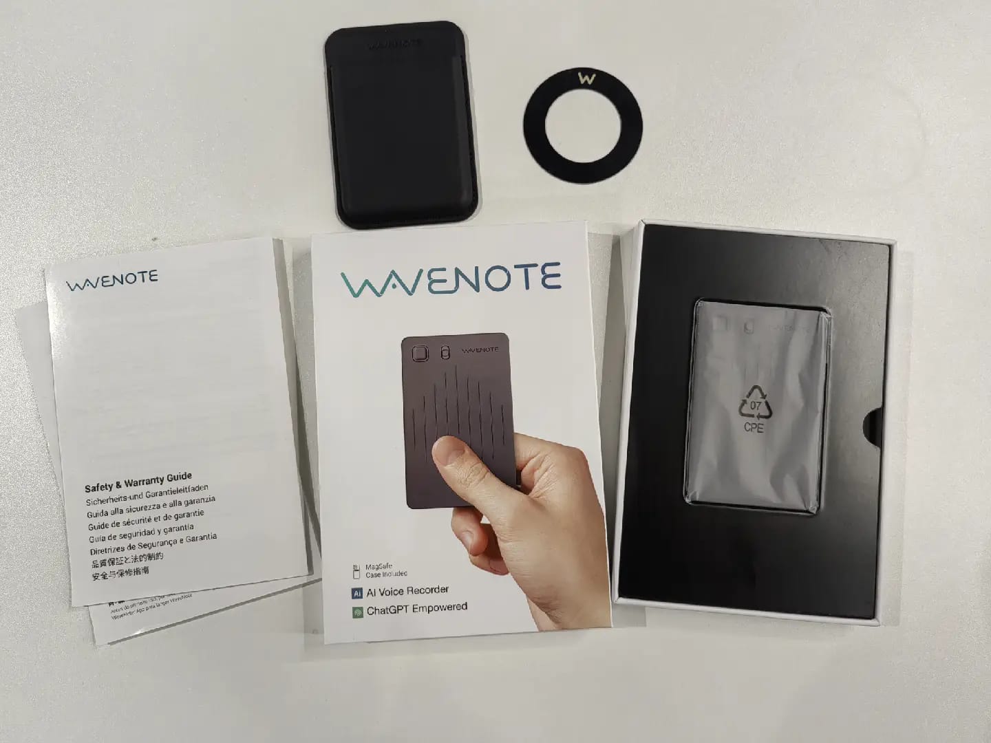 Customer photo review of WaveNote AI Recorder, AI Transcribe & Summarize, Support 112 Languages