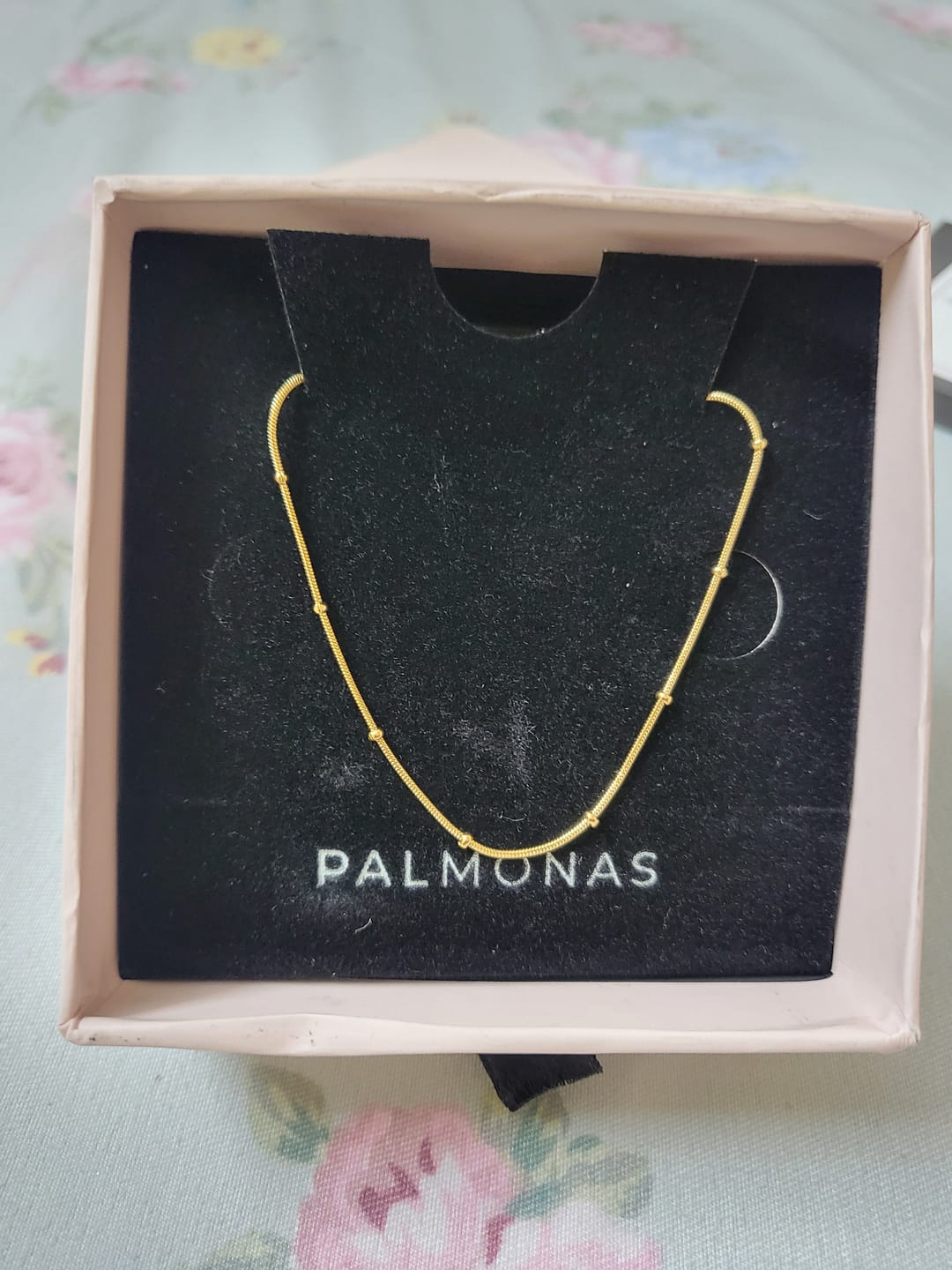 Customer photo review of Beaded Chain Necklace