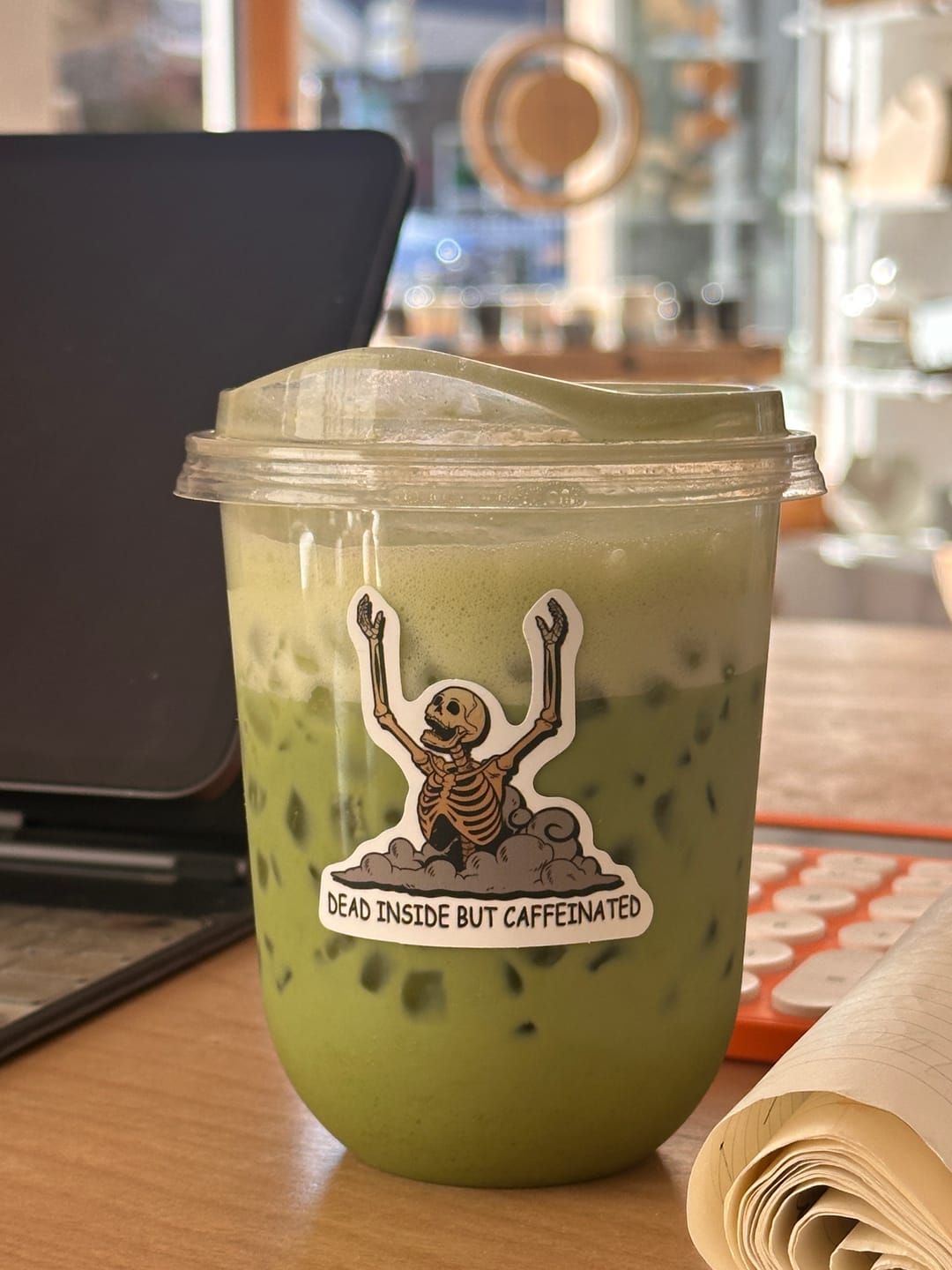 Customer photo review of Matcha Powder-Ceremonial Grade Matcha