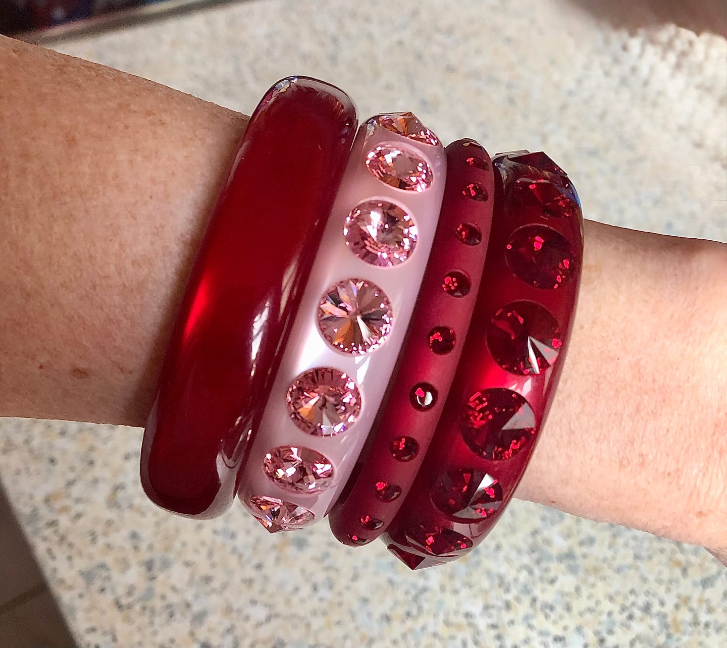 Customer photo review of Classico Armreif Sassari in Rosa