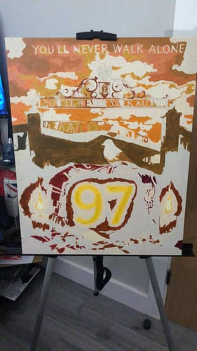 Customer photo review of Custom Paint By Numbers Kit - Upload Your Photo - Brush Set Included