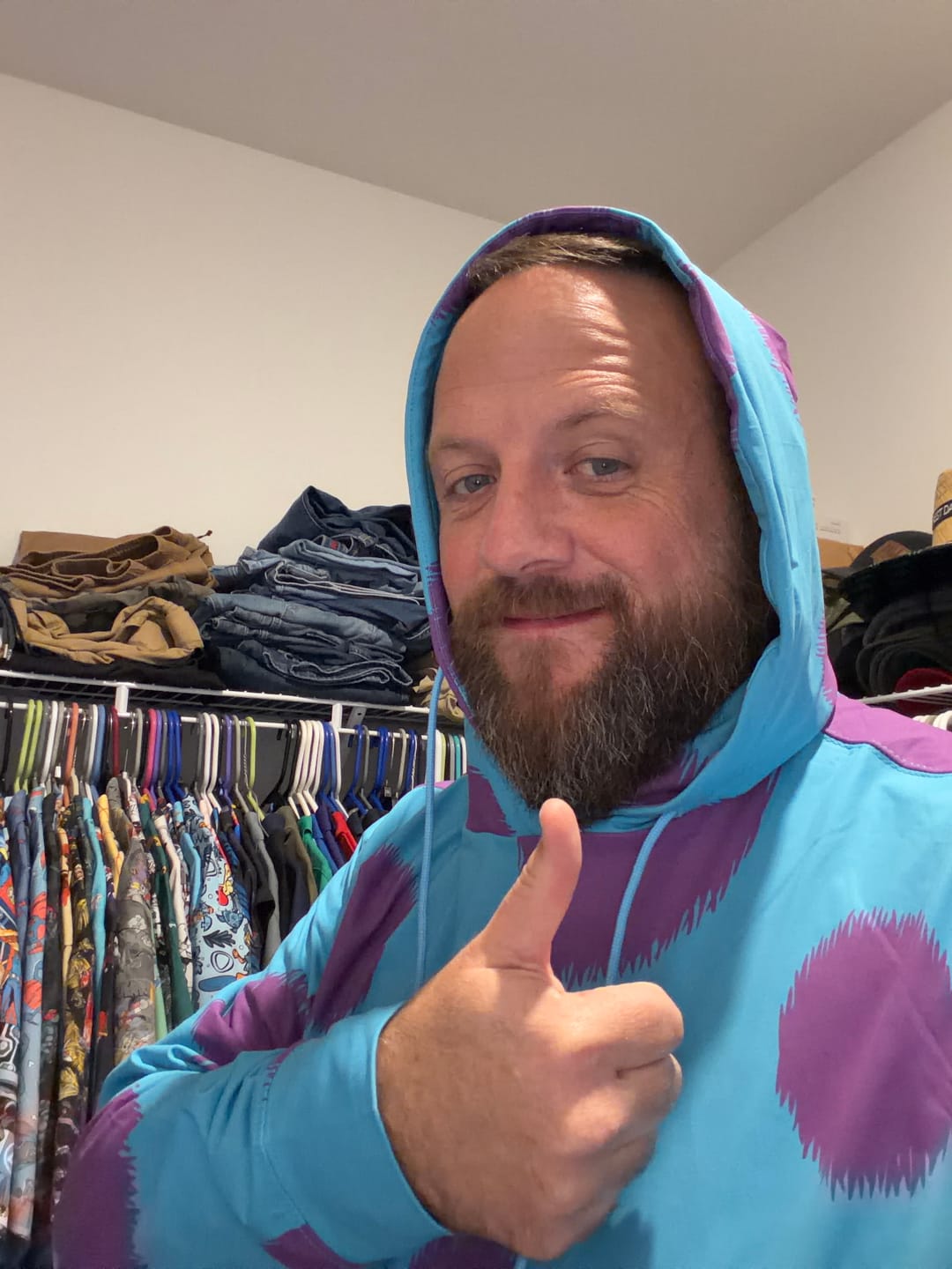 Customer photo review of Disney and Pixar Monsters, Inc. "Sulley" – Performance Hoodie