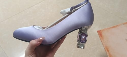 Customer photo review of Jewel Bow High Heels