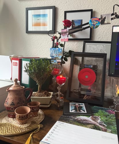 Customer photo review of M1 Music Frame CD Player