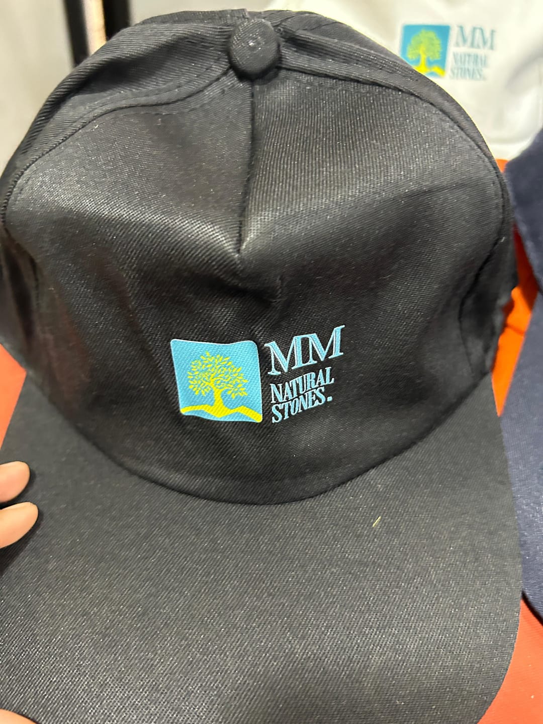 Customer photo review of Customized Caps | Customized With Your Company Logo | PrintMine.in