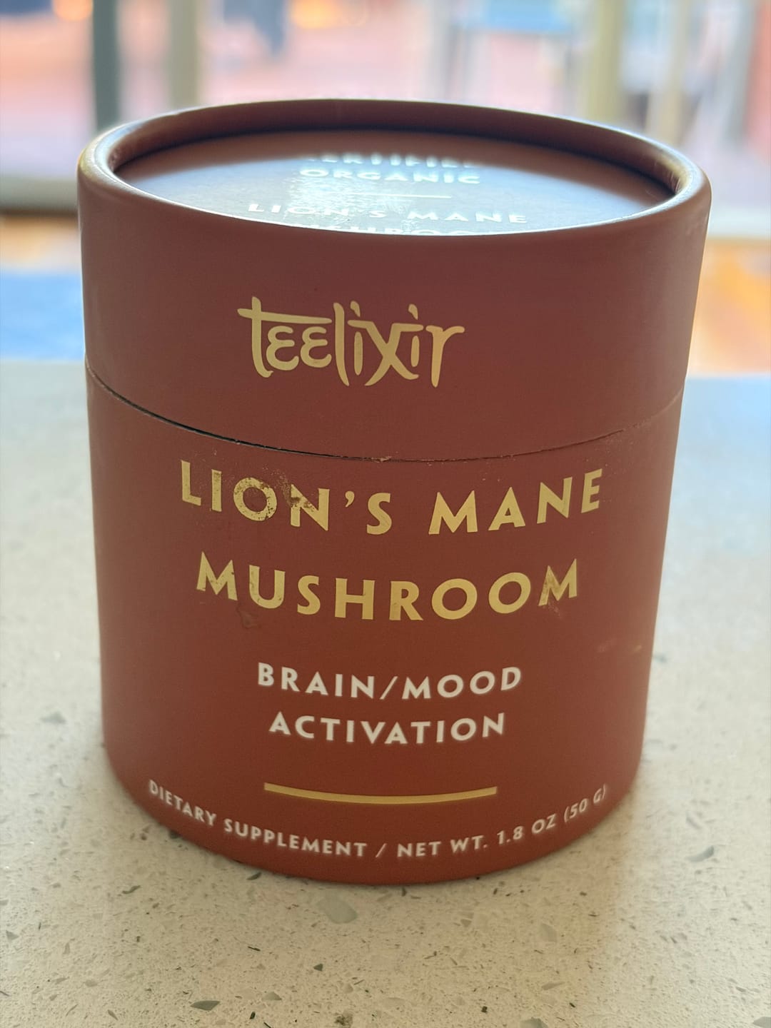Customer photo review of Teelixir Organic Lion's Mane Mushroom (10:1)