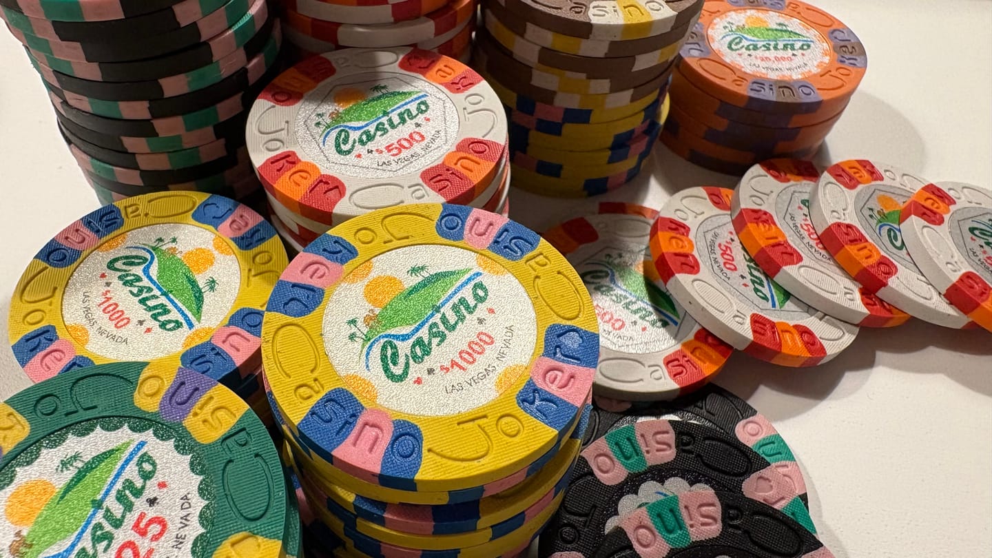 Customer photo review of Joker Casino Poker Chip 25