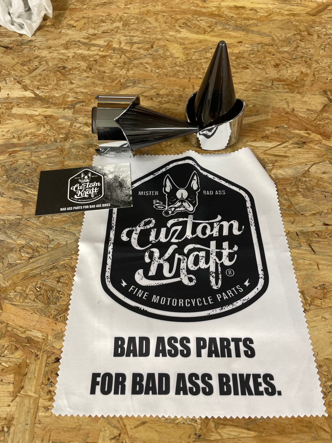Customer photo review of Harley Davidson Turn Signal Lenses - Clip in Style