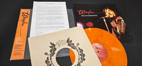 Customer photo review of Waylon Jennings "Songbird" Vinyl LP Pre-Order