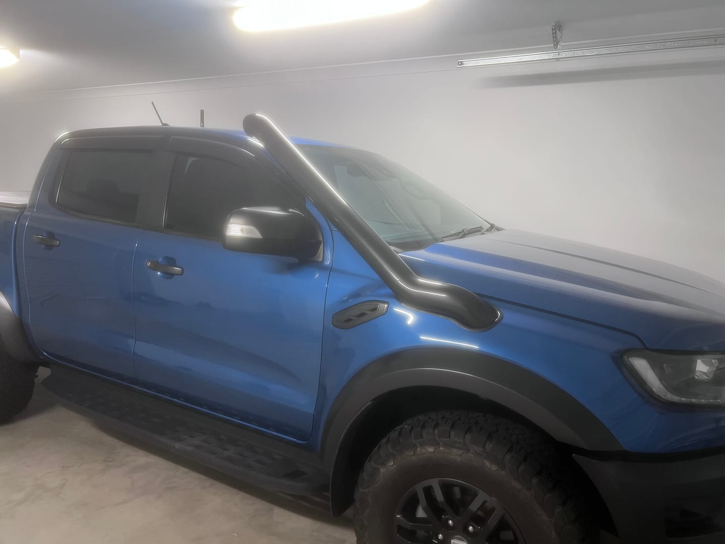 Customer photo review of Stainless snorkel to suit Ford RAPTOR Ranger 4"  (Medium Entry)