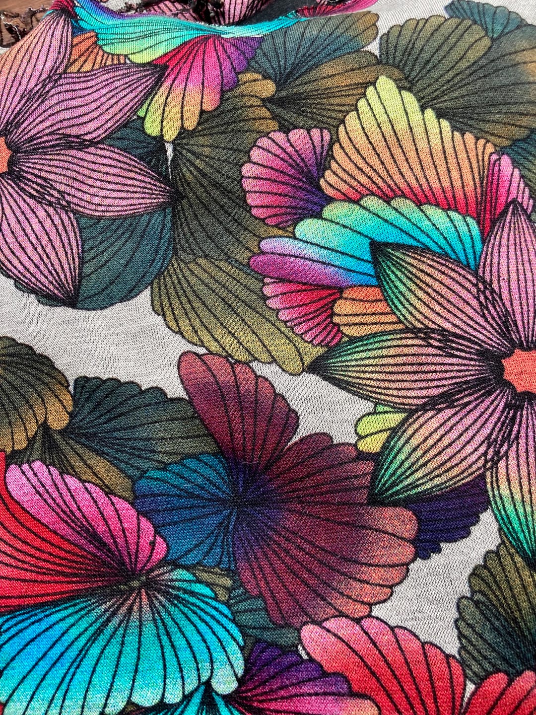 Customer photo review of Blooming Grove Digital Modal-Touch Jersey Fabric