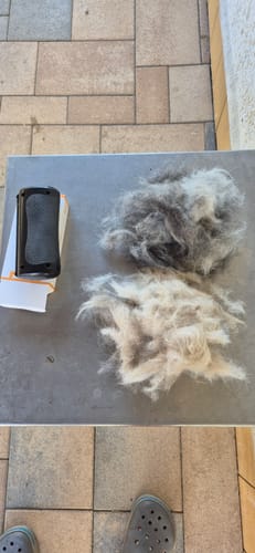 Customer photo review of Fellwunder Bürste  - Der Bestseller