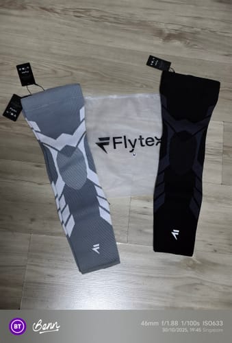 Customer photo review of Compression Sleeves V2 for Knees and Legs