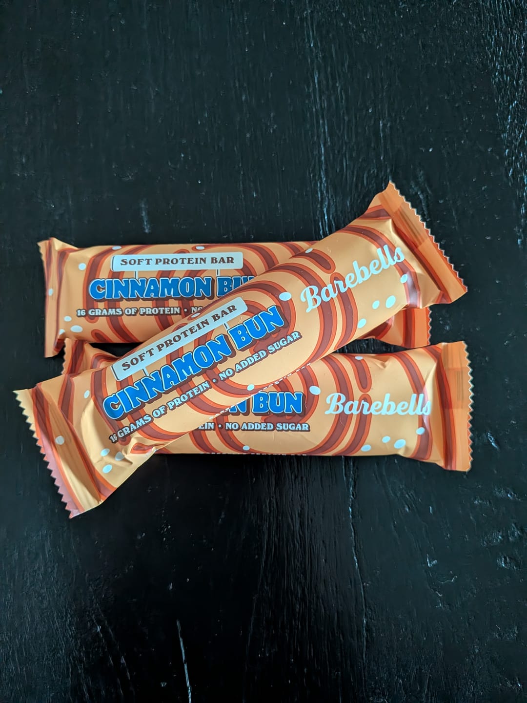Customer photo review of BAREBELLS Cinnamon Bun