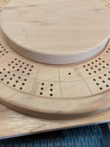 Customer photo review of 1/2'' x 1/4'' Point Cutter Roundover 1/4'' Radius - 1/4 Shank - PC25