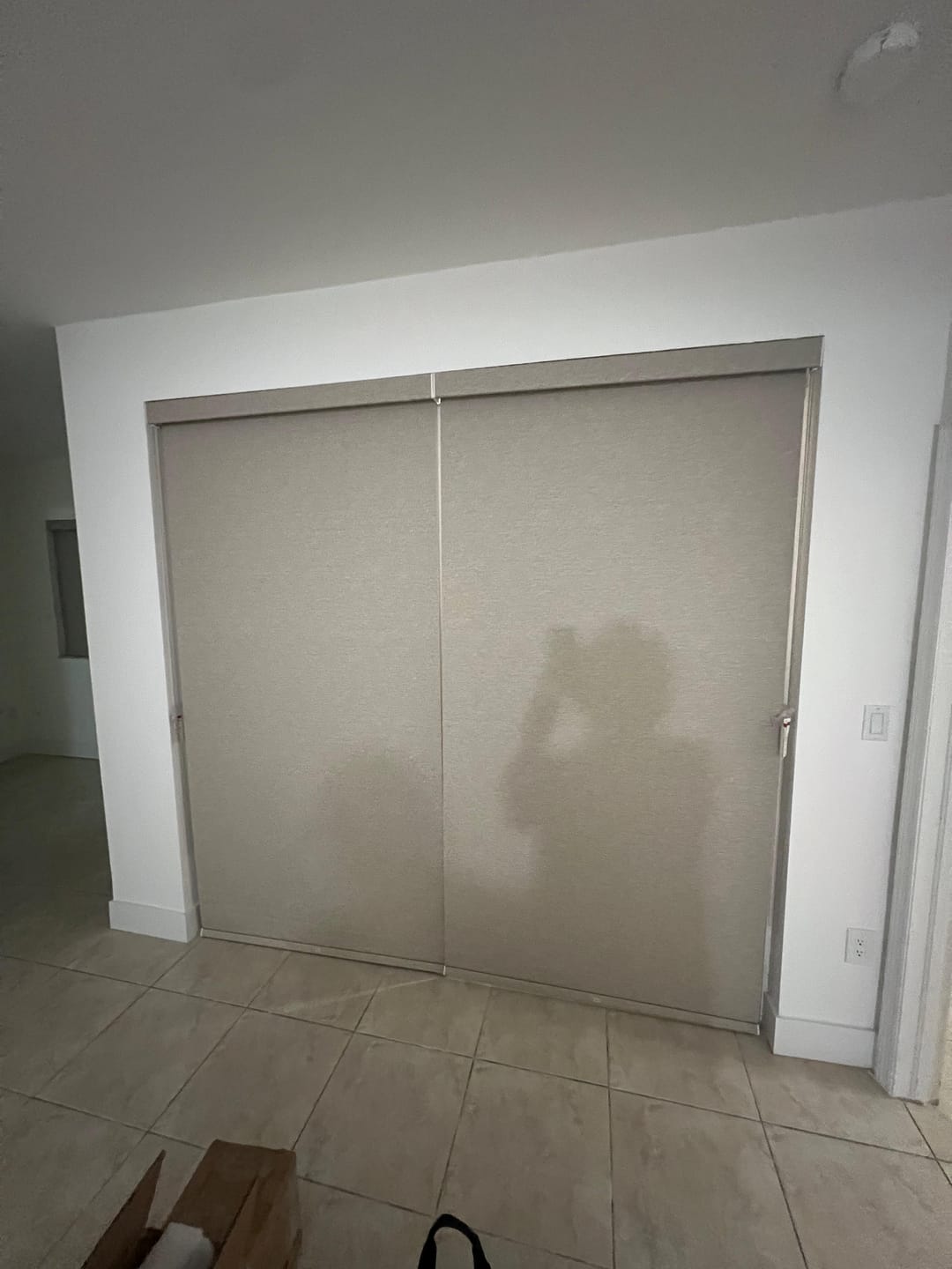 Customer photo review of Storm Blackout Roller Shades