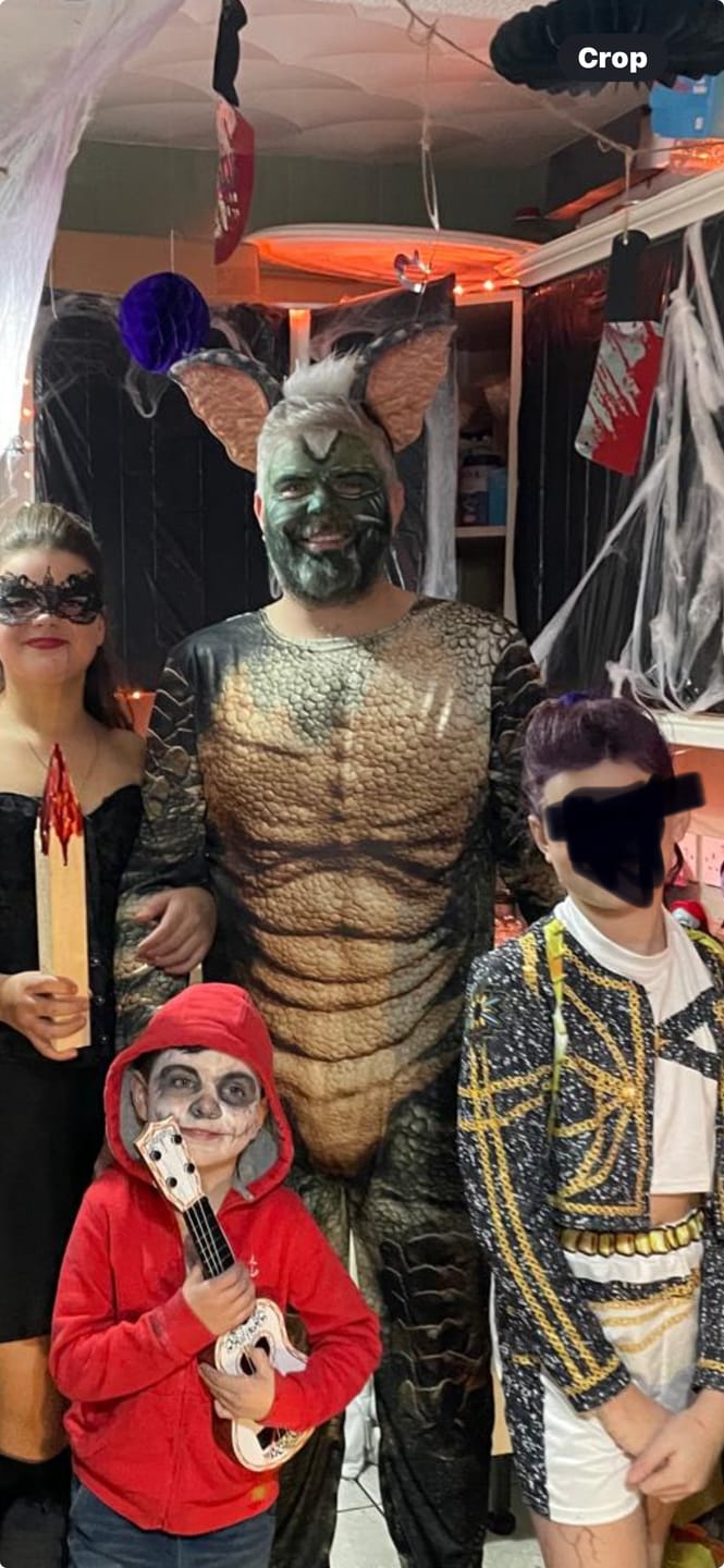 Customer photo review of Gremlins Stripe Costume