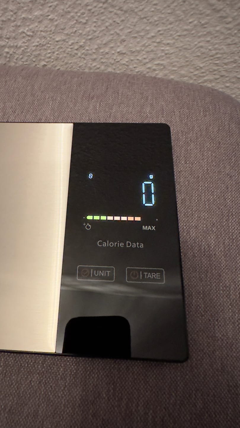 Customer photo review of Smarte Ernährungswaage