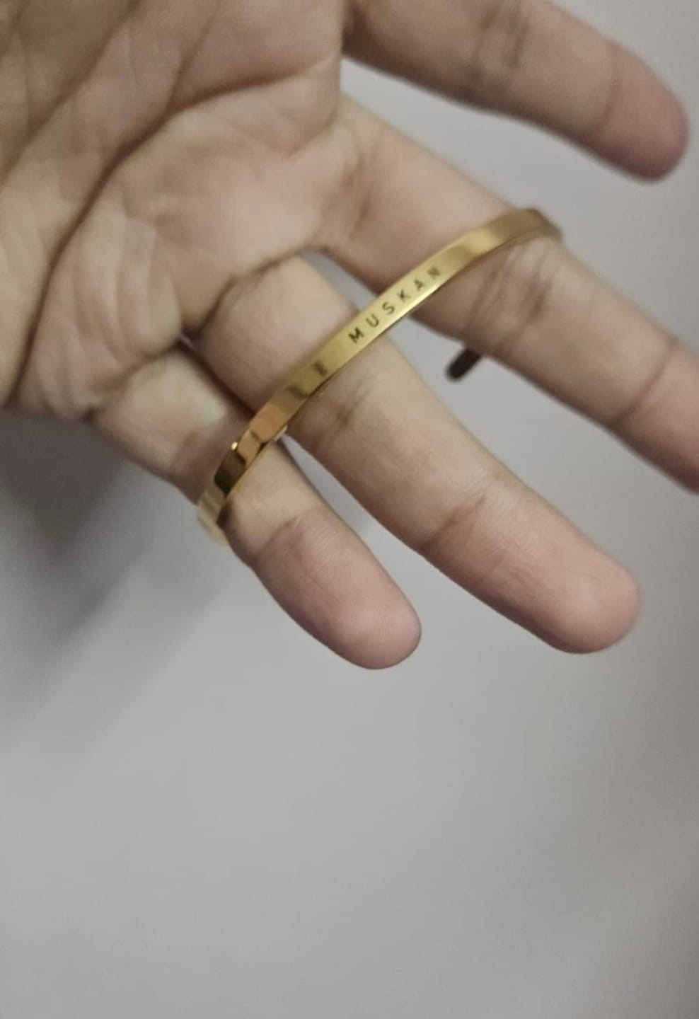 Customer photo review of Personalised Classic Bracelet