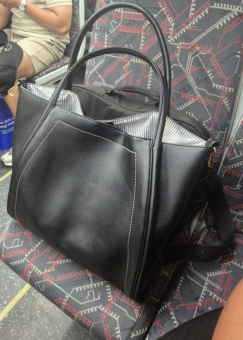 Customer photo review of Sutton Shoulder Bag - Black