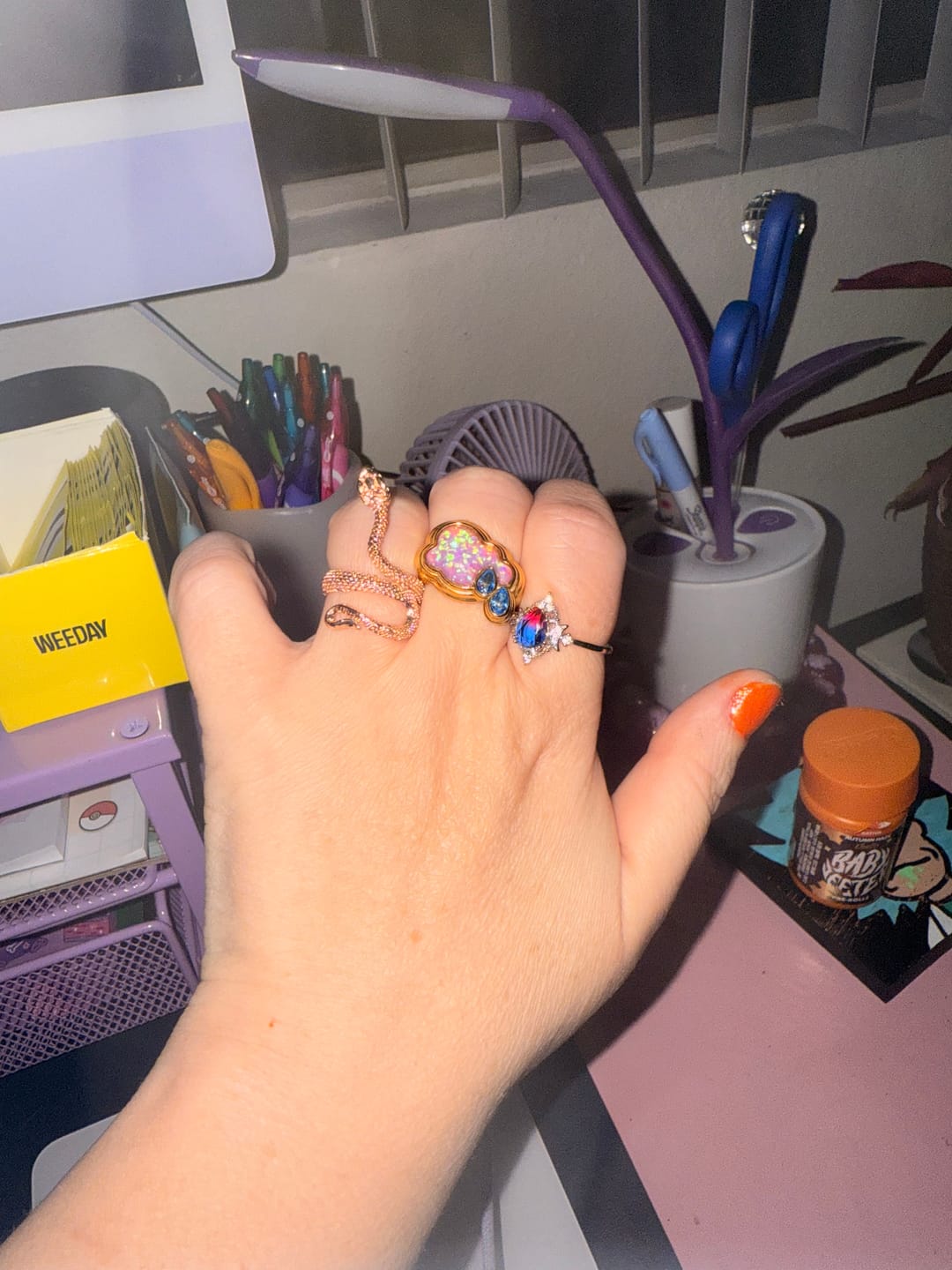 Customer photo review of Cry Me a River Pink Opal Ring