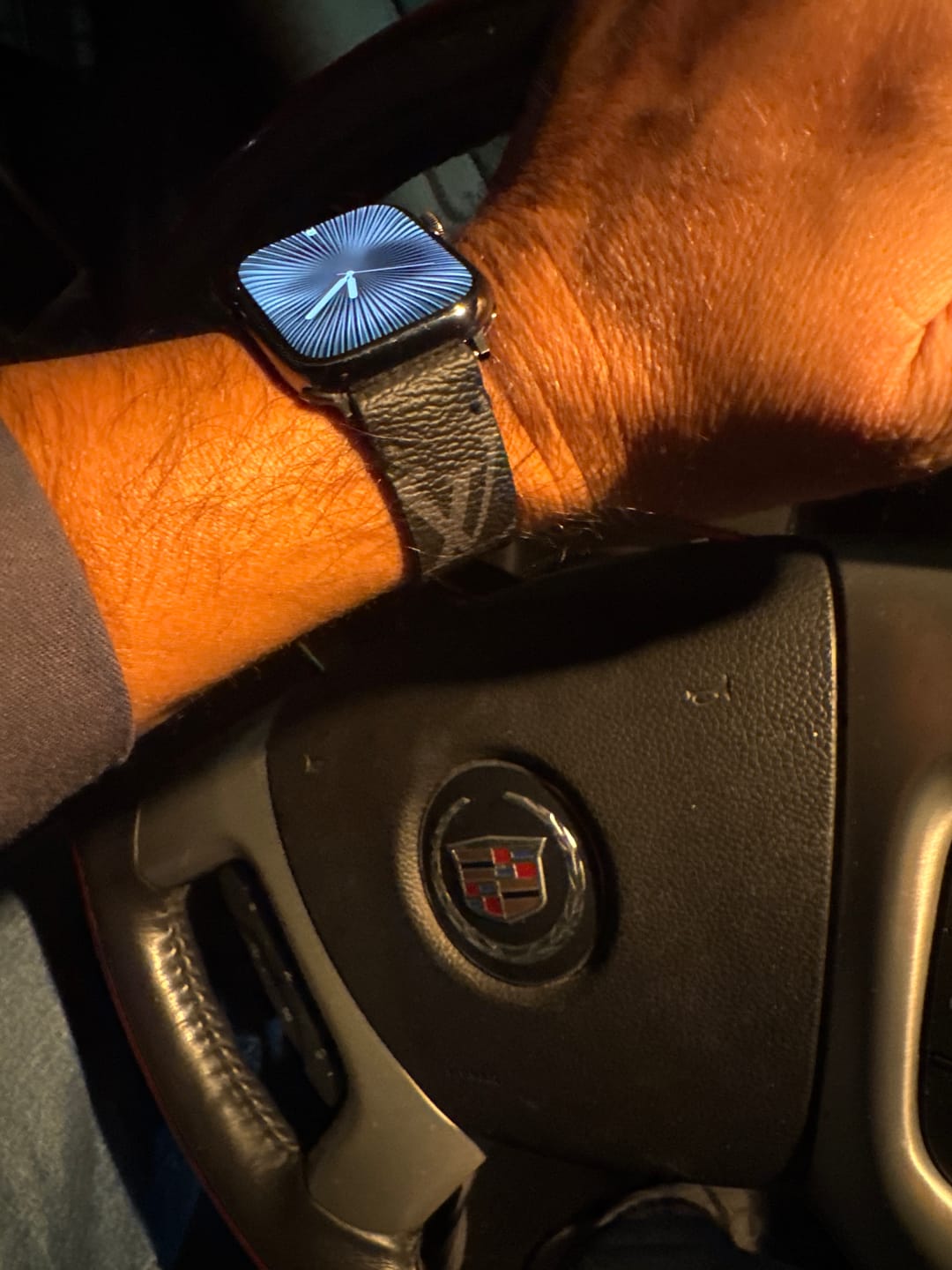Customer photo review of Apple Watch Band Repurposed Classic LV Monogram