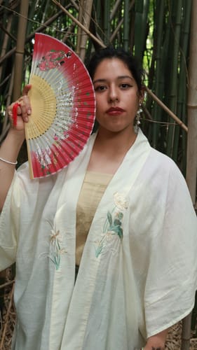 Customer photo review of Shen Miao 神庙 Temple Song Dynasty Tencel Beizi Ruqun Set