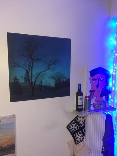 Customer photo review of At Close of Day | Maxfield Parrish | 1941