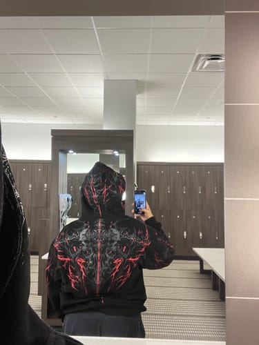 Customer photo review of Prototype X Oversized pullover hoodie [NIGHTMARE]