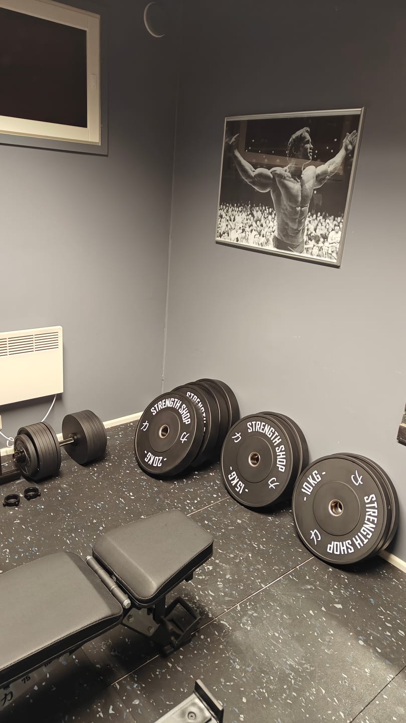 Customer photo review of Riot Bumper Plates 2.0 – Black, 5kg-25kg or 150kg Set