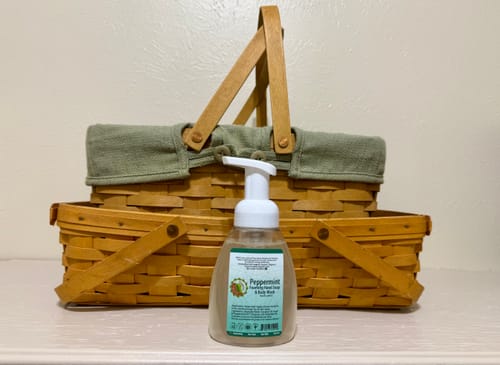 Customer photo review of Foaming Hand Soap & Body Wash