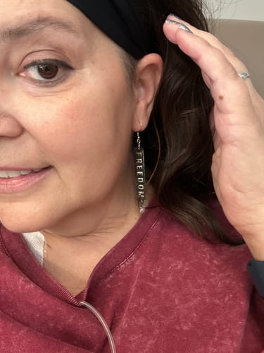 Customer photo review of The Earring Club