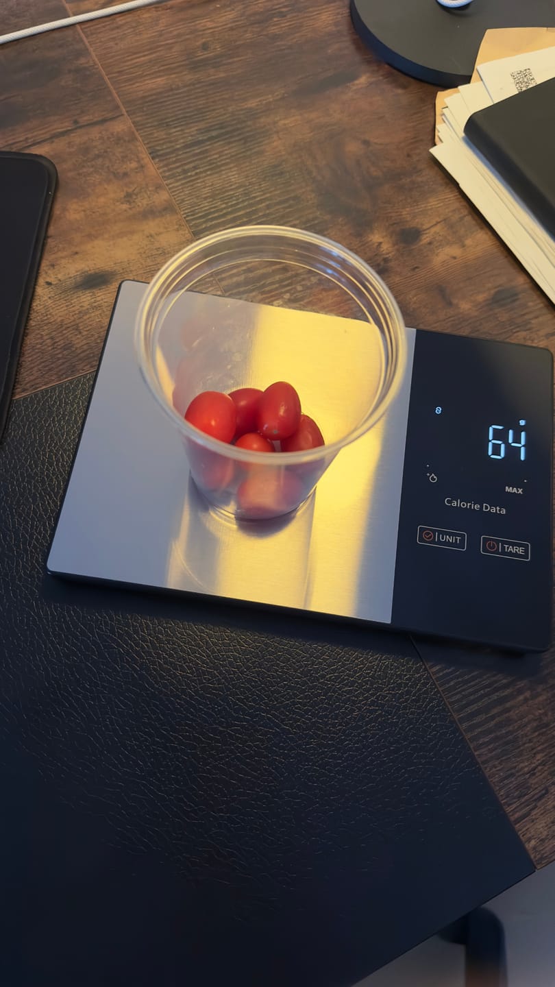 Customer photo review of Smarte Ernährungswaage