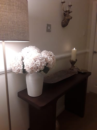 Customer photo review of Ema Vase - Textured Pale Taupe