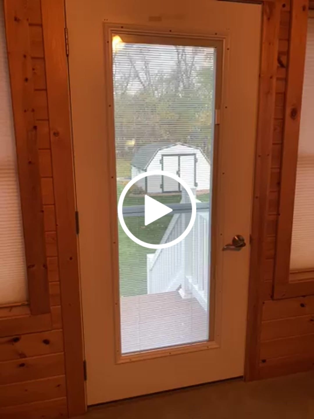 Customer video review of Raise & Lower Blinds Glass and Frame Kit (Full Lite)