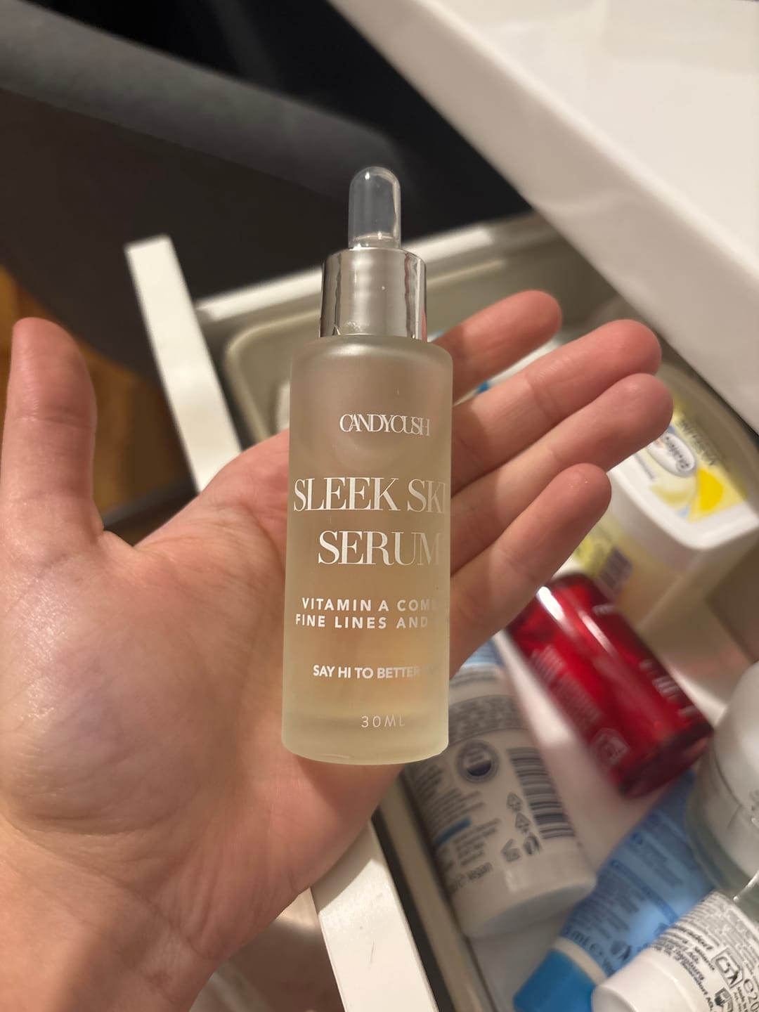 Customer photo review of Sleek Skin Serum 30ml