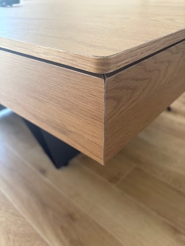 undefined review of Table billard convertible en table à manger hêtre – Design 3 en 1 image 1 out of 2