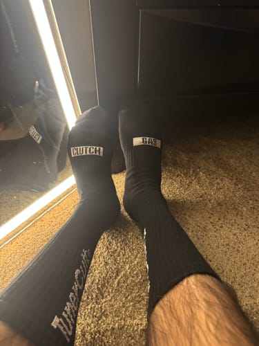 Customer photo review of TUNERCULT CREW SOCKS