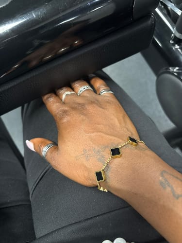 Customer photo review of Celine Clover Bracelet