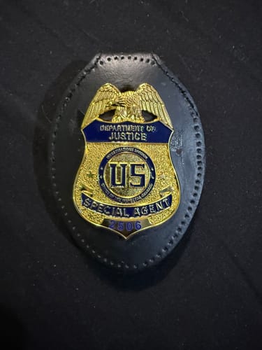 Customer photo review of US DOJ OIG Investigations Division Special Agent Badge