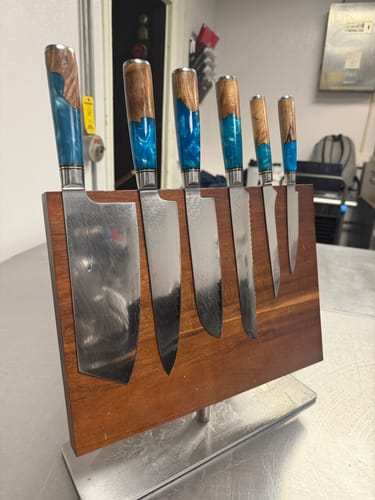 Customer photo review of Aotsuki (青月) Sets - Japanese Damascus Steel Chef’s Knives