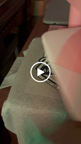 Customer video review of DTF Transfers Upload Your Gang Sheet