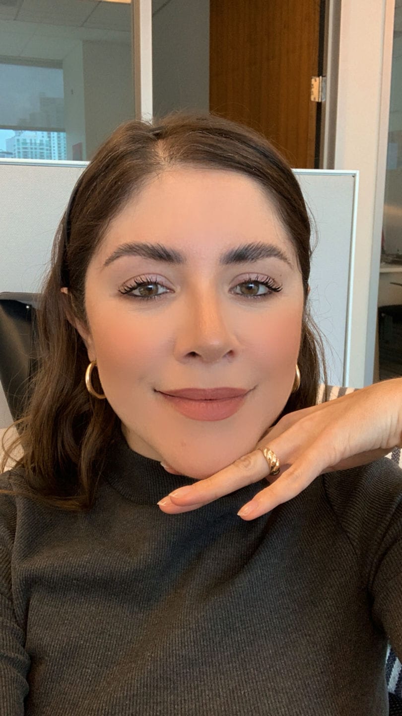 Customer photo review of IZABELL Brow Tint - צבע טינט גבות