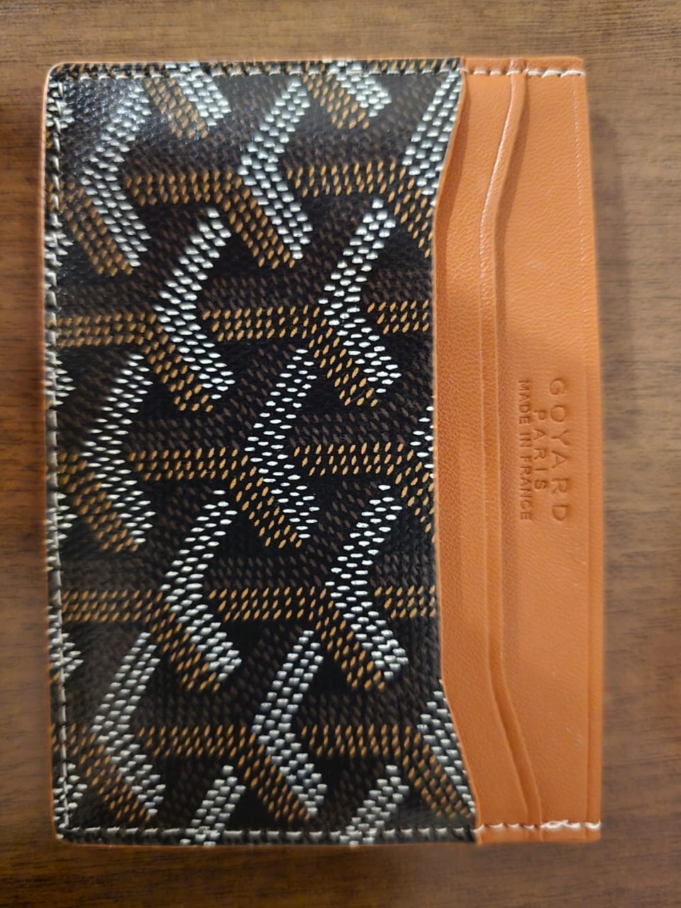 Customer photo review of Tarjetero Brownleather