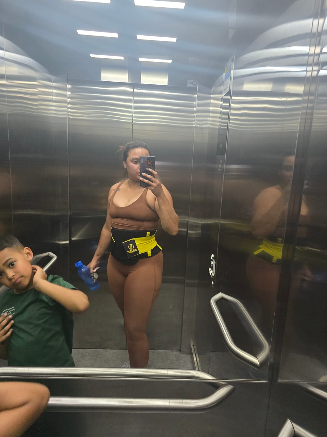 Customer photo review of Two Pieces Butt Shaping Activewear Sets